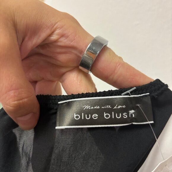 S - Black Tie Around Halter Bodysuit - Picture 3 of 3